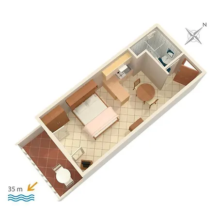 Apartment Studio Medici 1047a Gornji Dolac